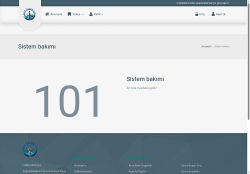 ladik Belediyesi - Hata