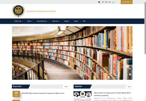 Lisansüstü Eğitim Enstitüsü