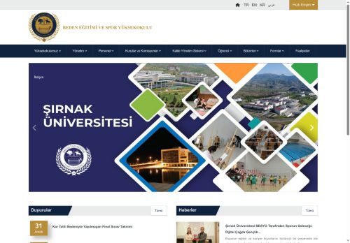 Beden Eğitimi Ve Spor Yüksekokulu