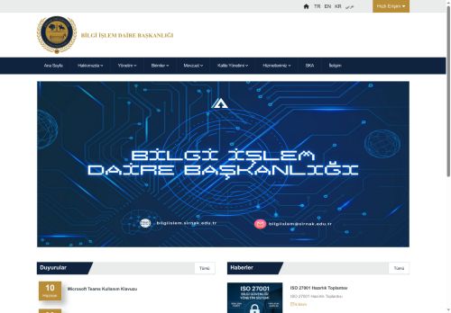 Bilgi İşlem Daire Başkanlığı