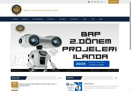 Bilimsel Araştırma Projeleri Koordinasyon Birimi