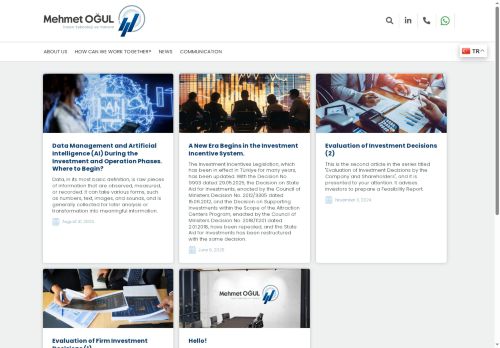Mehmet Oğul | İnsan Teknoloji ve Yatırım