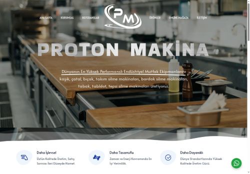 Proton Makina, Endüstriyel Otel ve Mutfak Ekipmanları, İmalat ve Satış