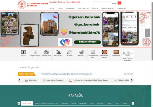 T.C. Kültür ve Turizm Bakanlığı - Karabük İl Kültür ve Turizm Müdürlüğü