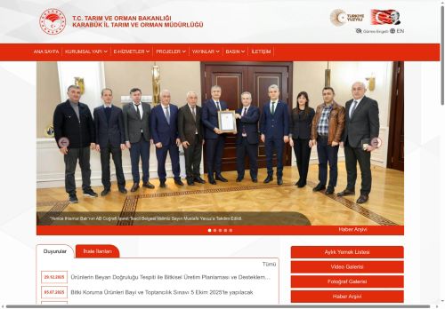 Karabük İl Tarım ve Orman Müdürlüğü