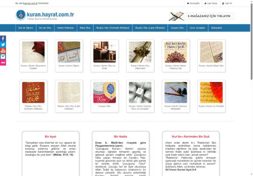 Kur’an, Risale-i Nur, Osmanlıca, Dini Eserler : Hayrat