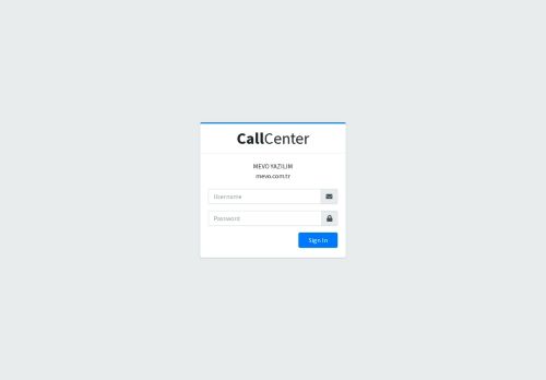 Call Center | Login
