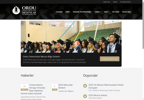 Ordu Üniversitesi Mezun Bilgi Sistemi