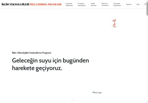 Koç Climate Tech | İklim Teknolojileri Hızlandırma Programı