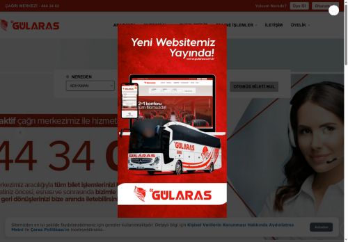 Gülaras Turizm | Otobüs Bileti Al, Rezervasyon Yap