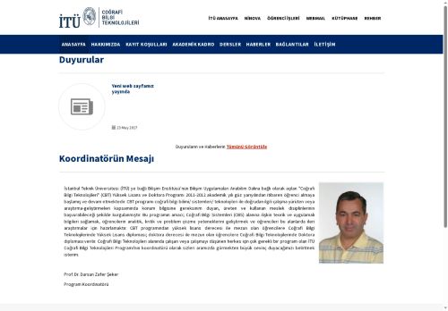 İTÜ Coğrafi Bilgi Sistemleri GEOİT