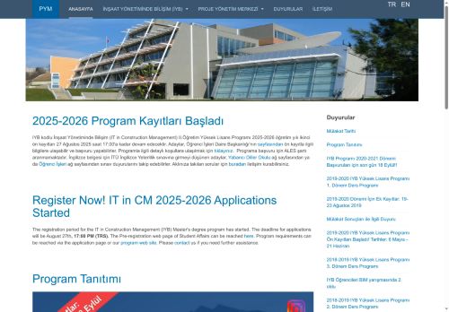 İTÜ Proje Yönetim Merkezi - Anasayfa