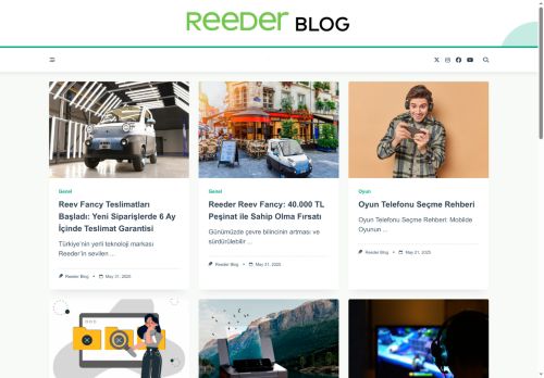 Reeder Blog Ana Sayfa