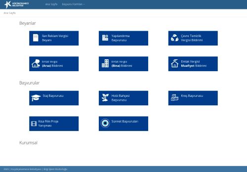 Küçükçekmece Belediyesi | İntranet