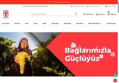 Tariş Üzüm ''Üreticiden Tüketiciye En Kısa Yol''