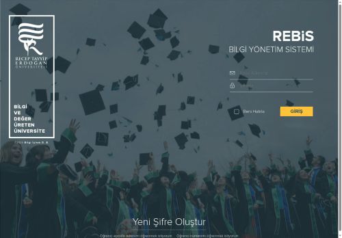 Giriş | E-Kampüs | RECEP TAYYİP ERDOĞAN ÜNİVERSİTESİ