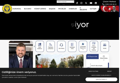 T.C. Buca Belediyesi Kurumsal Web Sitesi – Buca Değişiyor