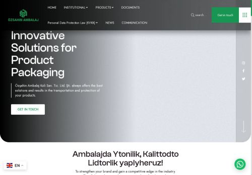 Özşahin Ambalaj - Anasayfa