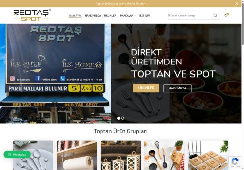 Redtaş Spot Toptan - Anasayfa