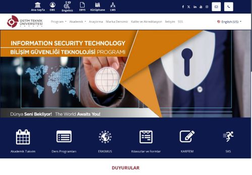 Cybersecurity Technology | OSTİM Technical University