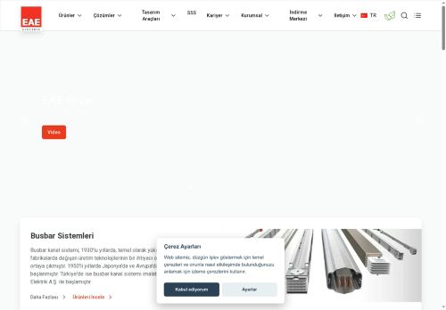 EAE ELEKTRİK | Busbar Enerji Dağıtım Sistemleri