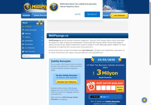 Milli Piyango Sonuçları Sayısal Loto Sonuçları Şans Topu Sonuçları ON Numara Sonuçları ve Süper Loto Sonuçları & Haberler