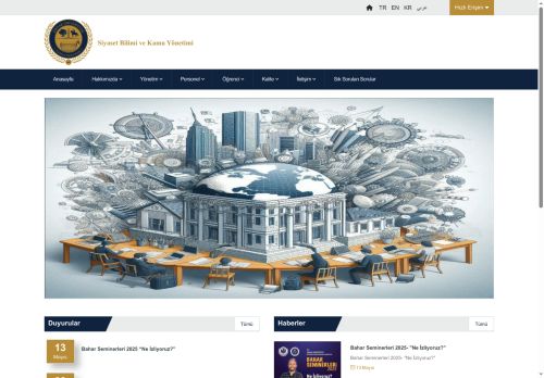 Siyaset Bilimi Ve Kamu Yönetimi