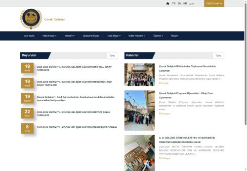 Çocuk Bakımı ve Gençlik Hizmetleri