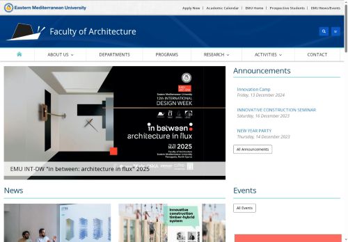 EMU - Faculty of Architecture | Faculty of Architecture