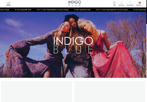 Türkiye'nin Şık ve Trend Kadın Giyim Markası - Indigo Blue