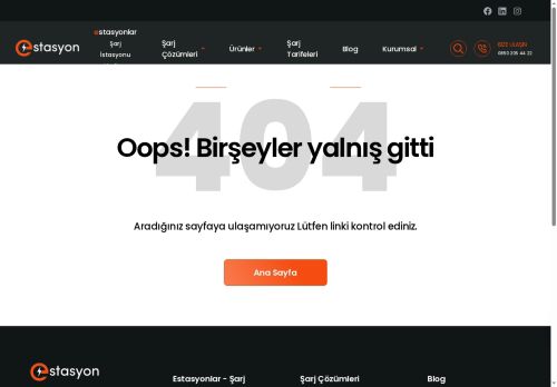 Estasyon | Elektrikli Araç Şarj İstasyonu