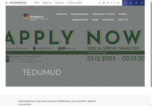 TEDUMUD | TED Üniversitesi