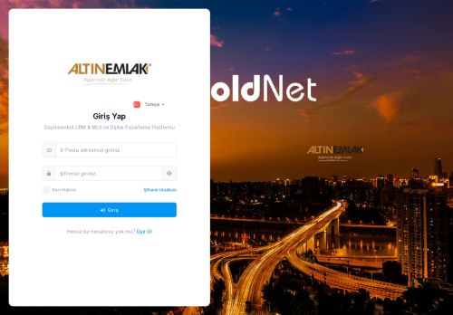 REOS Emlak Sistemi - Giriş