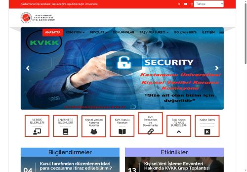 Kastamonu Üniversitesi KVKK