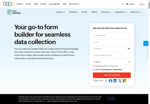 Zoho Forms