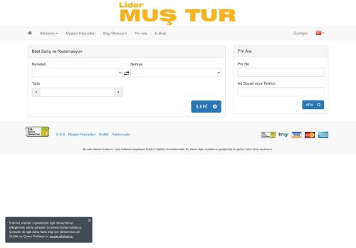 Lider Muş Tur - Üye Ol, Yeni Üye Kayıt