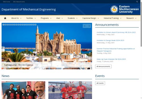 EMU - Department of Mechanical Engineering