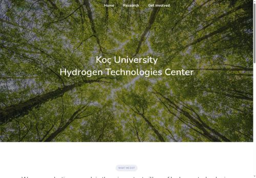 Koç University Hydrogen Technologies Center - KUHyTech