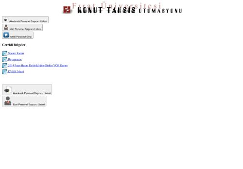 Fırat Üniversitesi Konut Otomasyonu