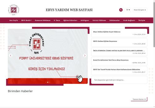 Ana Sayfa | Fırat Üniversitesi