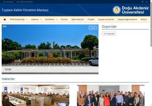 DAÜ - Toplam Kalite Yönetimi Merkezi