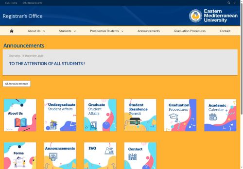 EMU - Registrar's Office