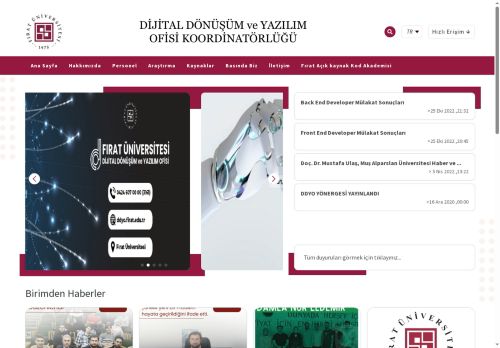Ana Sayfa | Fırat Üniversitesi