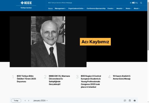 2019 Yılı IEEE Türkiye Bilim Ödülleri – IEEE Türkiye Section
