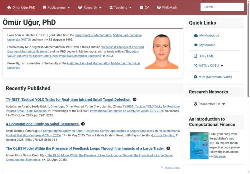 Ömür Uğur, PhD - Ömür Uğur, PhD