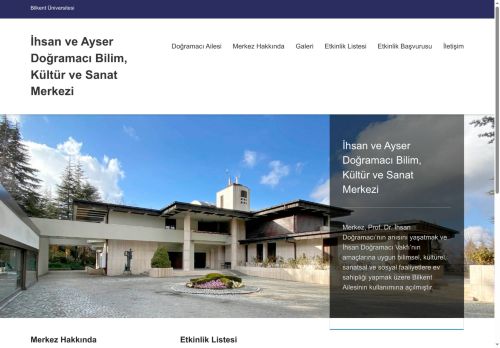 İhsan ve Ayser Doğramacı Bilim, Kültür ve Sanat Merkezi – Bilim, Kültür ve Sanat Merkezi