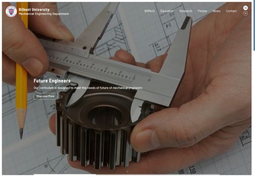 Welcome | Mechanical Engineering Department | Bilkent University