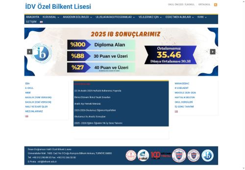 İDV Özel Bilkent Lisesi
