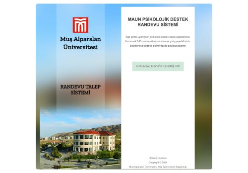 Psikolojik Destek Randevu Sistemi