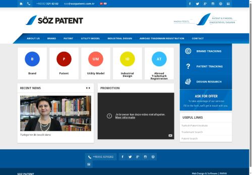 Soz Patent | Trademark | Utility Model | Industrial Design | Abroad Trademark Registry